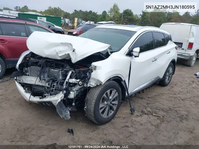 5N1AZ2MH3JN180595 2018 Nissan Murano