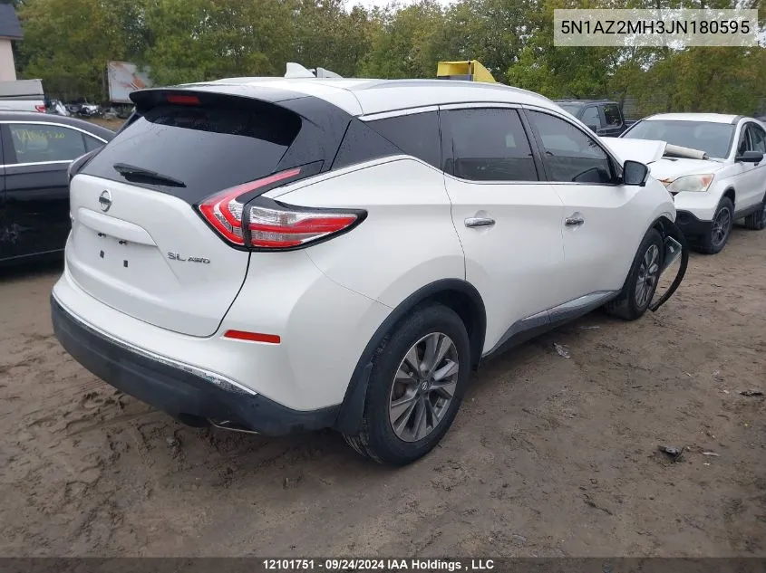 5N1AZ2MH3JN180595 2018 Nissan Murano