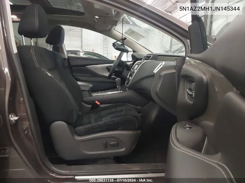 5N1AZ2MH1JN145344 2018 Nissan Murano Sv