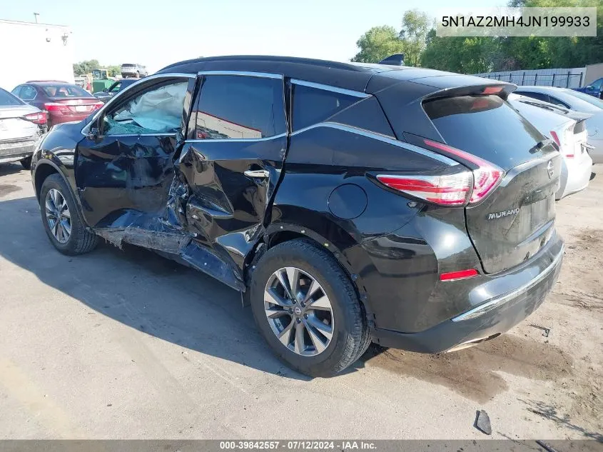 5N1AZ2MH4JN199933 2018 Nissan Murano Sv