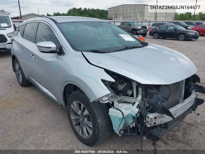 2018 Nissan Murano S VIN: 5N1AZ2MG3JN164677 Lot: 40207054