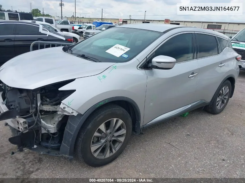 2018 Nissan Murano S VIN: 5N1AZ2MG3JN164677 Lot: 40207054