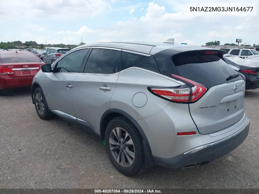 2018 Nissan Murano S VIN: 5N1AZ2MG3JN164677 Lot: 40207054