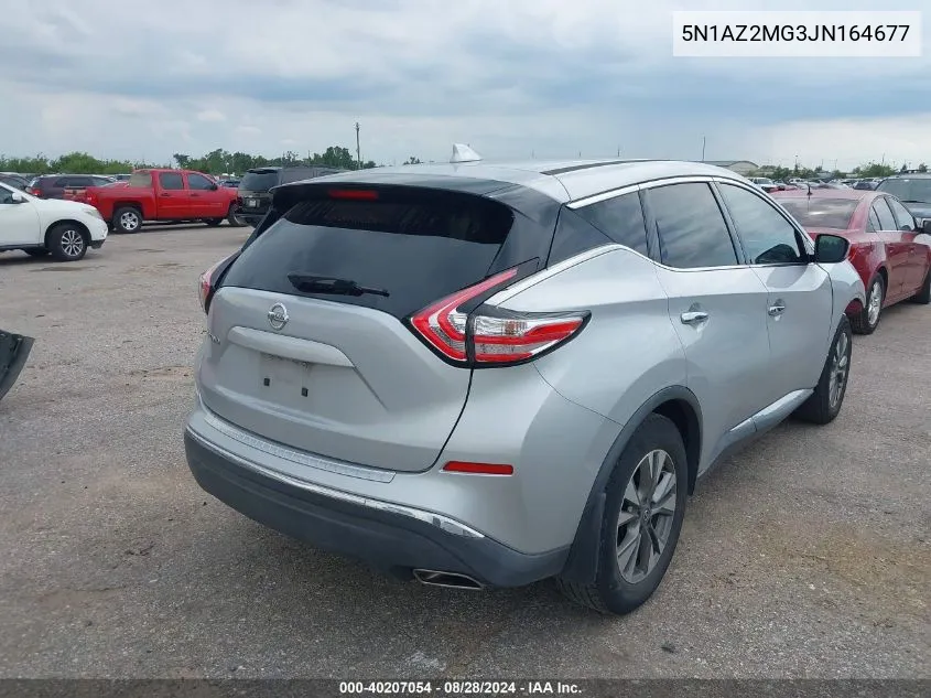 2018 Nissan Murano S VIN: 5N1AZ2MG3JN164677 Lot: 40207054