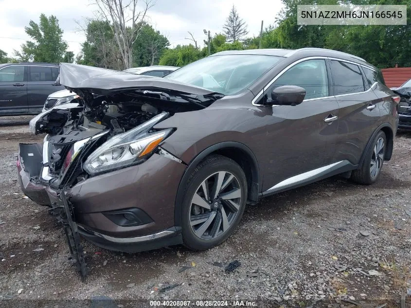 2018 Nissan Murano Platinum VIN: 5N1AZ2MH6JN166545 Lot: 40208087