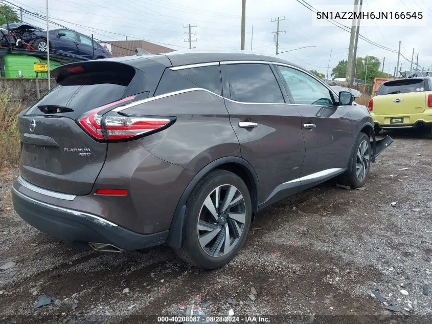 2018 Nissan Murano Platinum VIN: 5N1AZ2MH6JN166545 Lot: 40208087