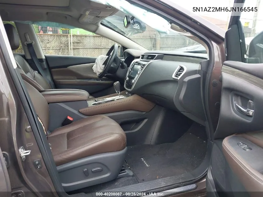 5N1AZ2MH6JN166545 2018 Nissan Murano Platinum