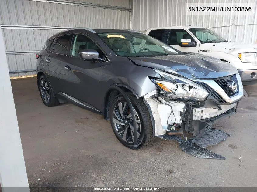 5N1AZ2MH8JN103866 2018 Nissan Murano Platinum/S/Sl/Sv