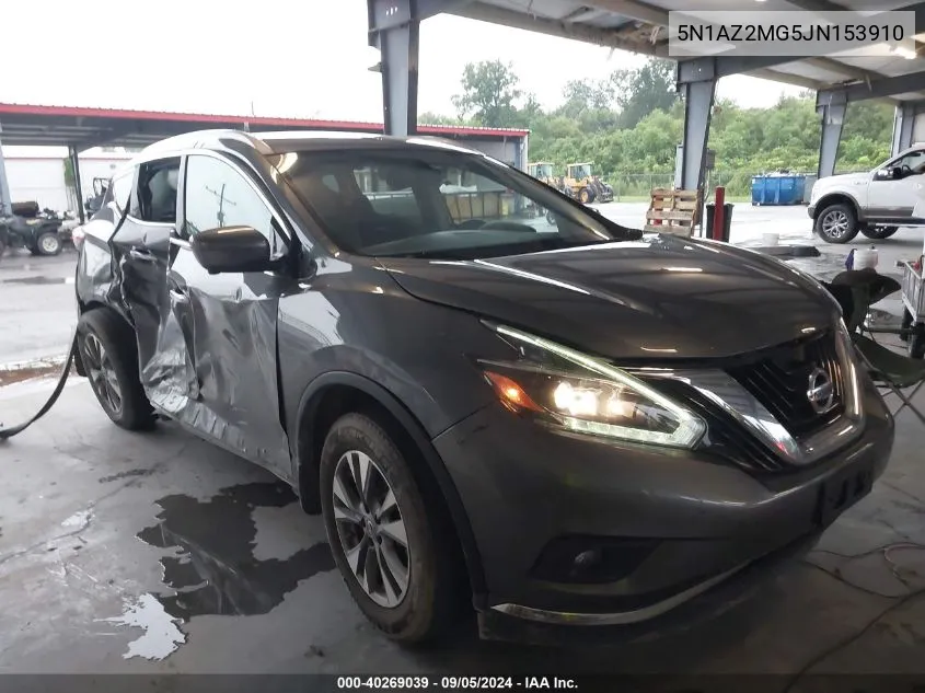 5N1AZ2MG5JN153910 2018 Nissan Murano S/Sl/Sv/Platinum