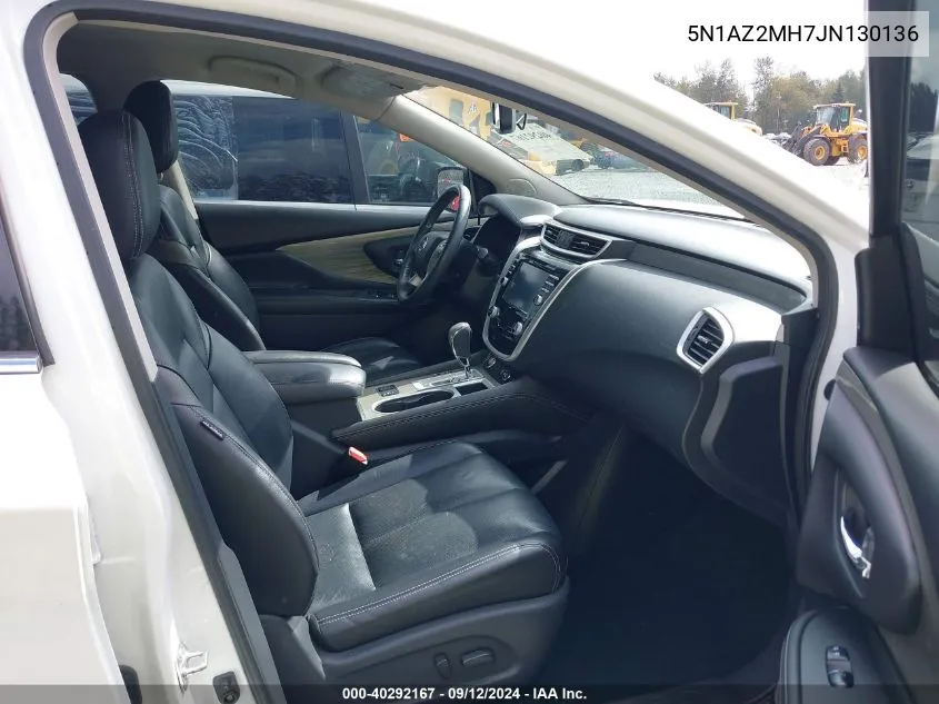 5N1AZ2MH7JN130136 2018 Nissan Murano Sl