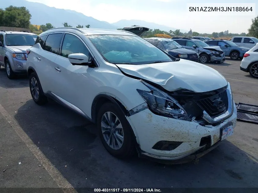 5N1AZ2MH3JN188664 2018 Nissan Murano S/Sl/Sv/Platinum