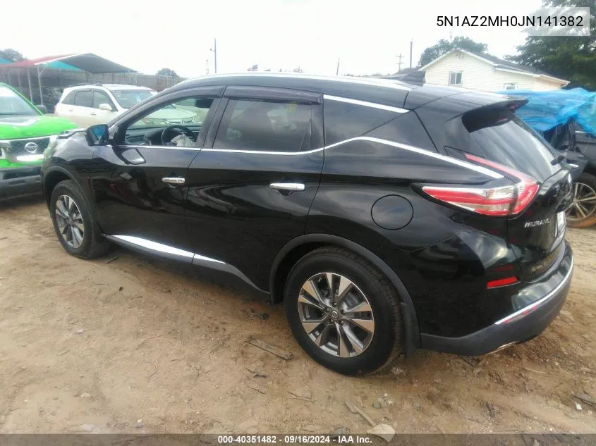 5N1AZ2MH0JN141382 2018 Nissan Murano S/Sl/Sv/Platinum