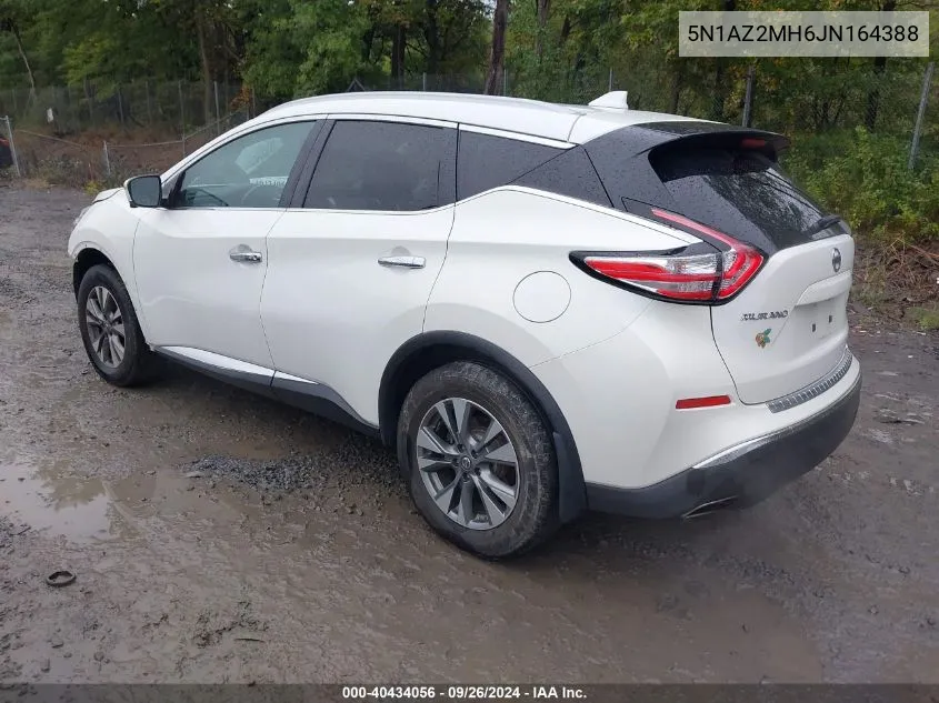 2018 Nissan Murano Sl VIN: 5N1AZ2MH6JN164388 Lot: 40434056