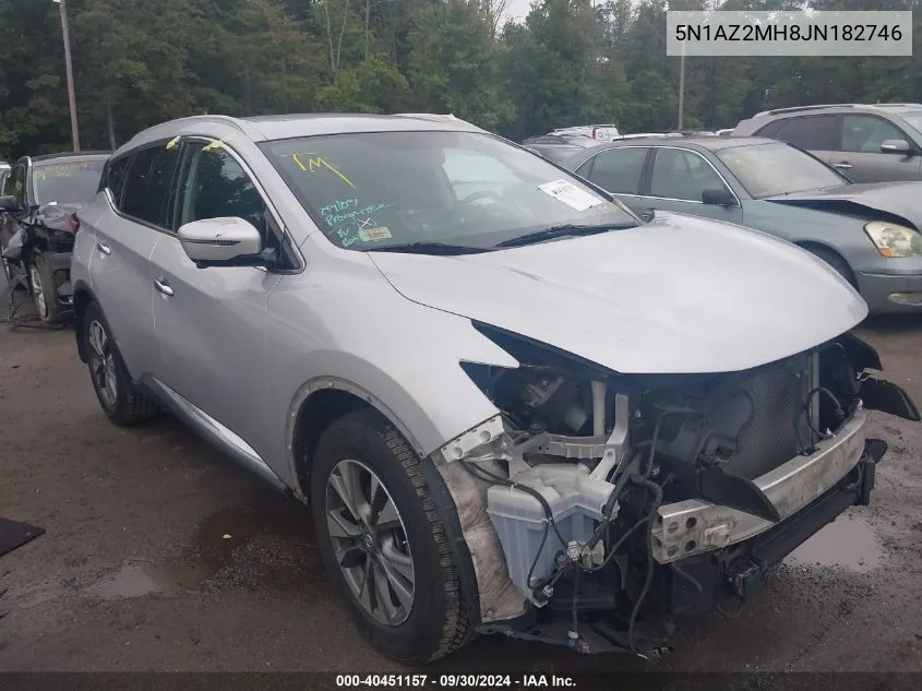 5N1AZ2MH8JN182746 2018 Nissan Murano Sl