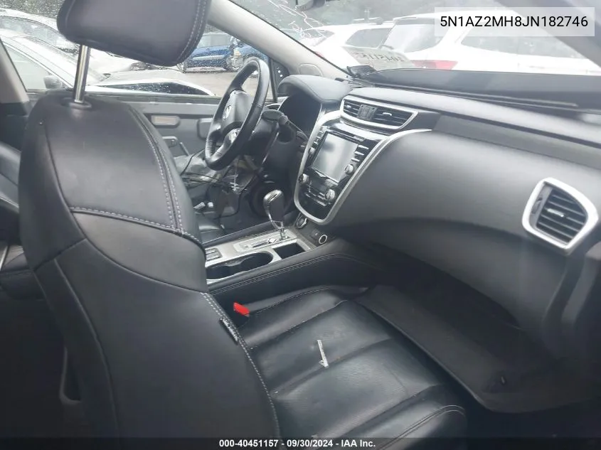 5N1AZ2MH8JN182746 2018 Nissan Murano Sl