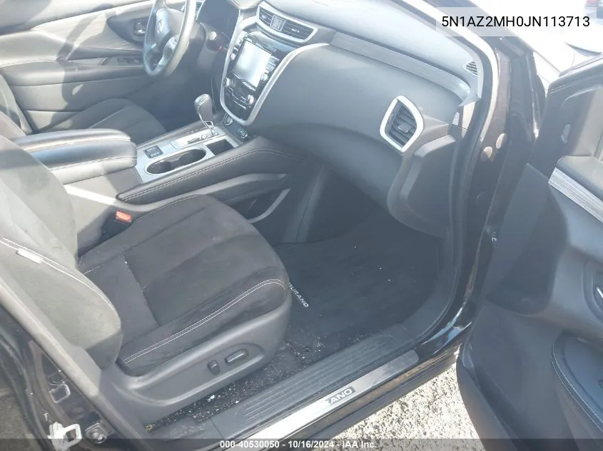 5N1AZ2MH0JN113713 2018 Nissan Murano Sv