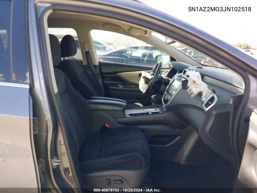 5N1AZ2MG3JN102518 2018 Nissan Murano Sv