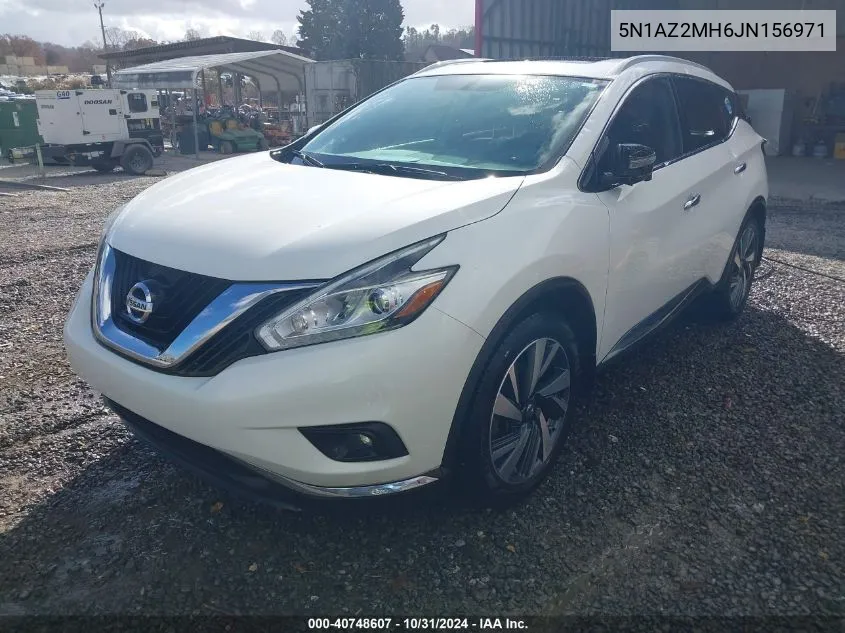 2018 Nissan Murano Platinum VIN: 5N1AZ2MH6JN156971 Lot: 40748607