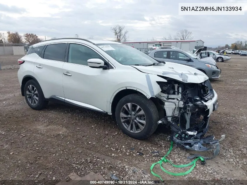 2018 Nissan Murano Platinum/S/Sl/Sv VIN: 5N1AZ2MH6JN133934 Lot: 40749090