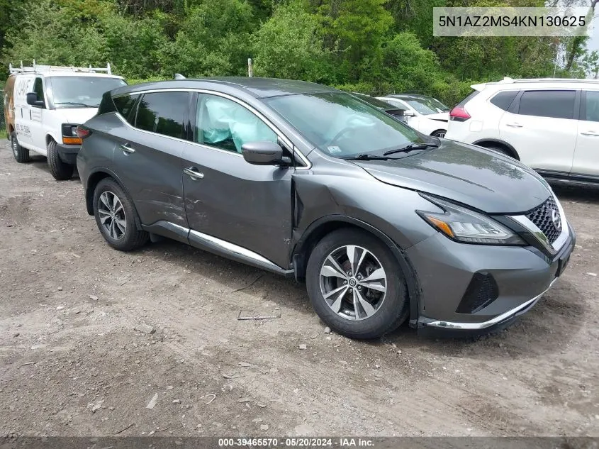 5N1AZ2MS4KN130625 2019 Nissan Murano S