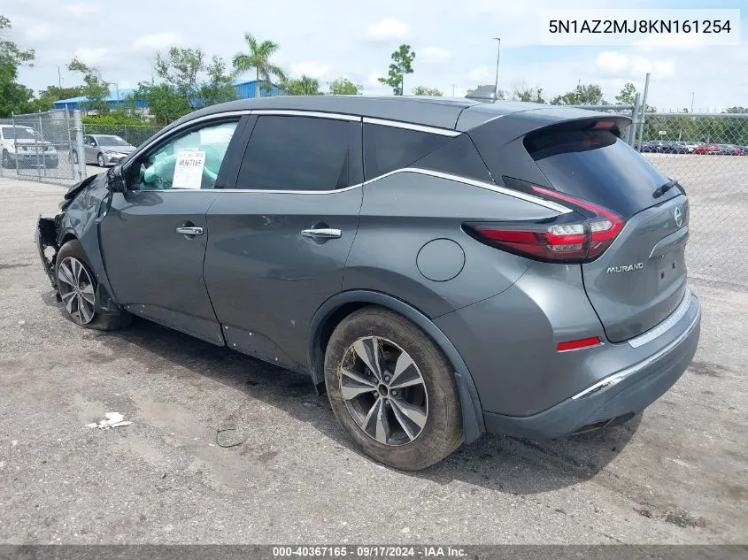 5N1AZ2MJ8KN161254 2019 Nissan Murano S