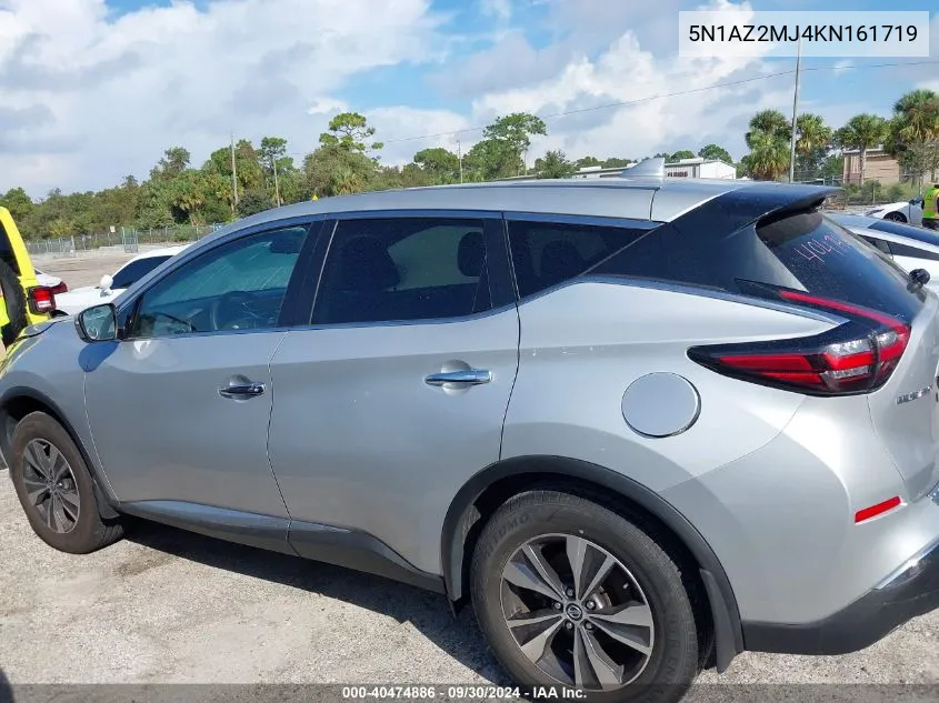 5N1AZ2MJ4KN161719 2019 Nissan Murano S/Sl/Sv/Platinum