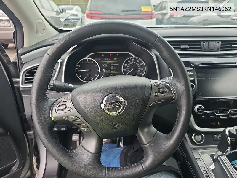 5N1AZ2MS3KN146962 2019 Nissan Murano Sv