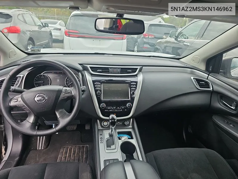 5N1AZ2MS3KN146962 2019 Nissan Murano Sv