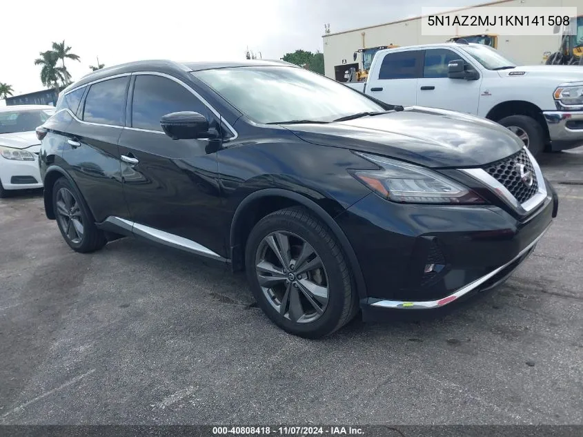 2019 Nissan Murano Platinum VIN: 5N1AZ2MJ1KN141508 Lot: 40808418