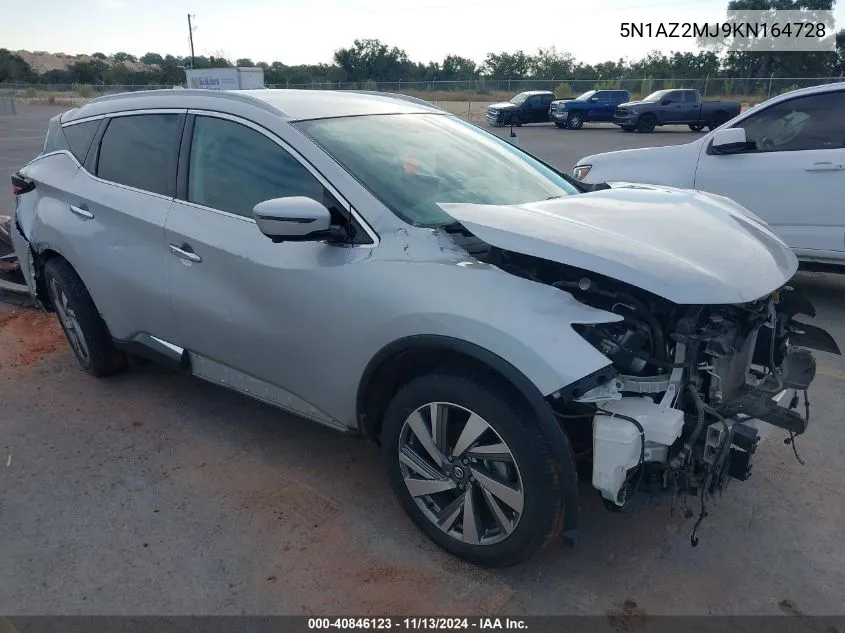 5N1AZ2MJ9KN164728 2019 Nissan Murano Sl