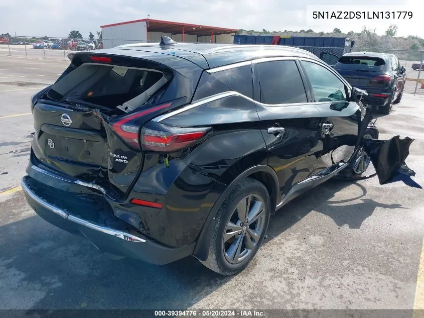 5N1AZ2DS1LN131779 2020 Nissan Murano Platinum Intelligent Awd