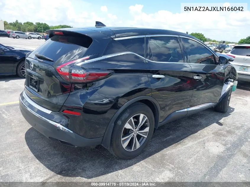 5N1AZ2AJXLN166042 2020 Nissan Murano S Fwd