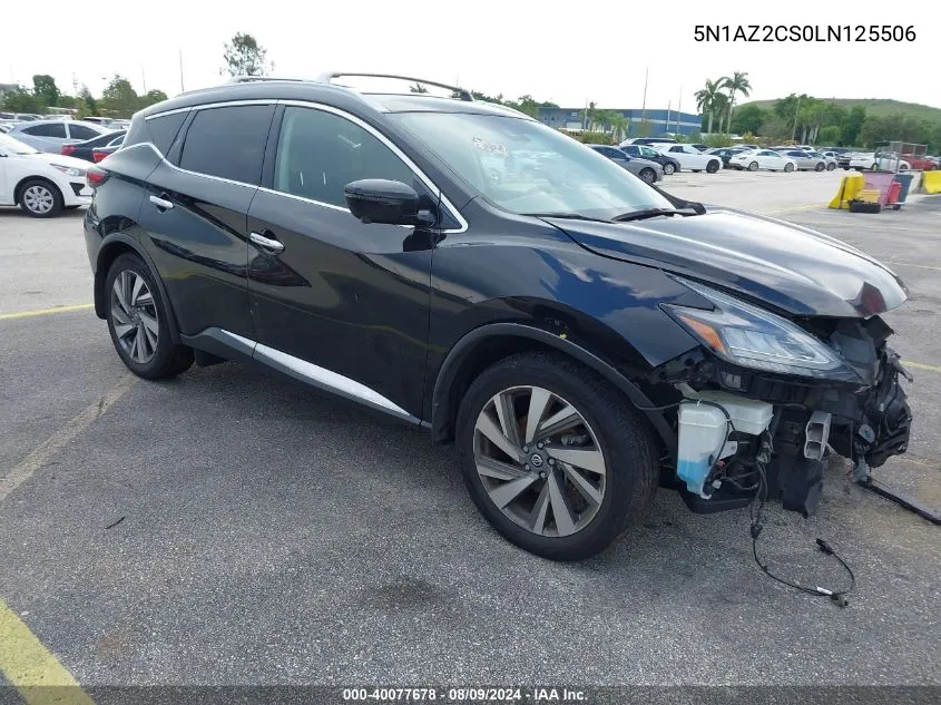 5N1AZ2CS0LN125506 2020 Nissan Murano Sl Intelligent Awd