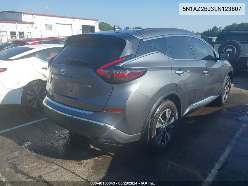 5N1AZ2BJ3LN123807 2020 Nissan Murano Sv