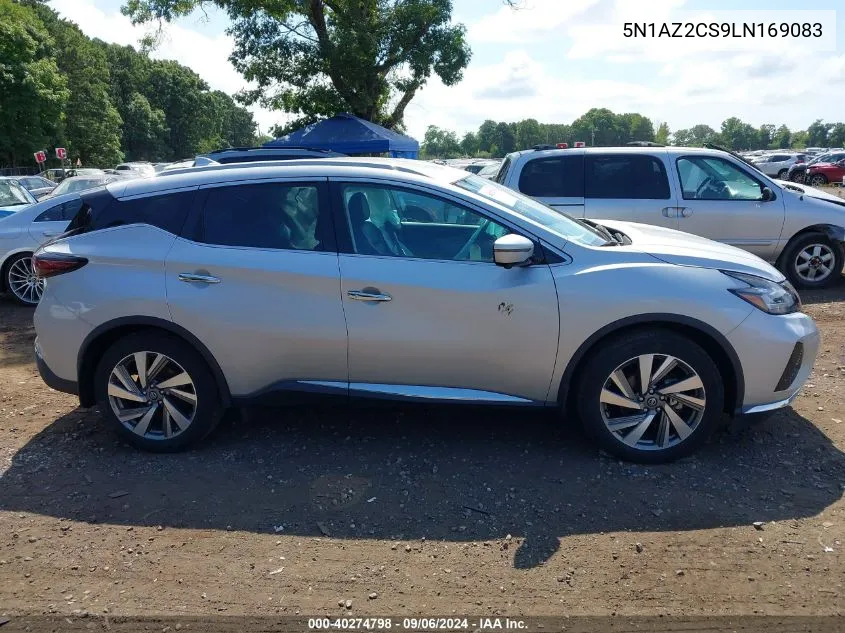 2020 Nissan Murano Sl Intelligent Awd VIN: 5N1AZ2CS9LN169083 Lot: 40274798