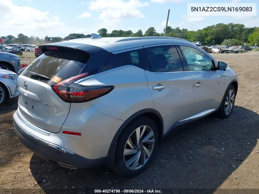 5N1AZ2CS9LN169083 2020 Nissan Murano Sl Intelligent Awd