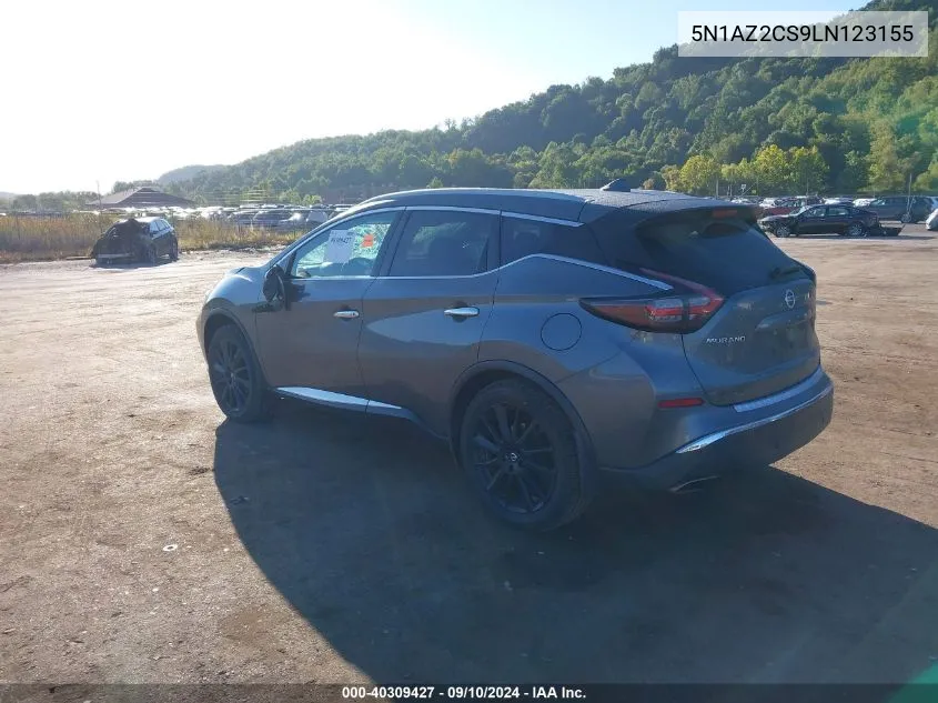 5N1AZ2CS9LN123155 2020 Nissan Murano Sl Intelligent Awd