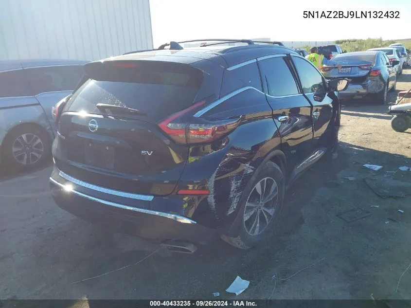 5N1AZ2BJ9LN132432 2020 Nissan Murano Sv