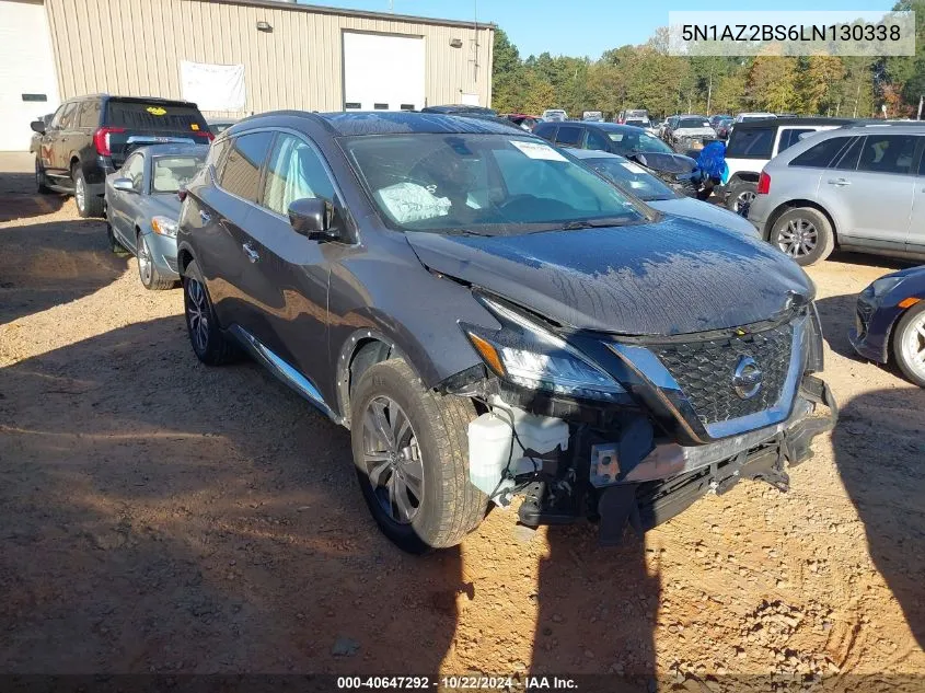 2020 Nissan Murano Sv Intelligent Awd VIN: 5N1AZ2BS6LN130338 Lot: 40647292