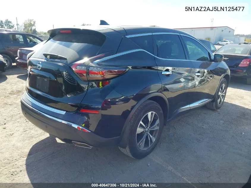 5N1AZ2AJ5LN125477 2020 Nissan Murano S Fwd