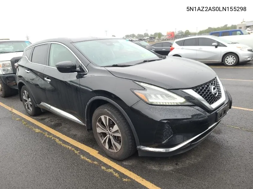 2020 Nissan Murano S VIN: 5N1AZ2AS0LN155298 Lot: 40664166