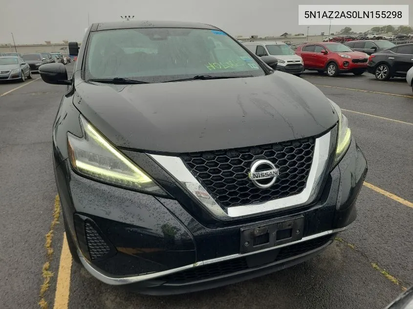 2020 Nissan Murano S VIN: 5N1AZ2AS0LN155298 Lot: 40664166