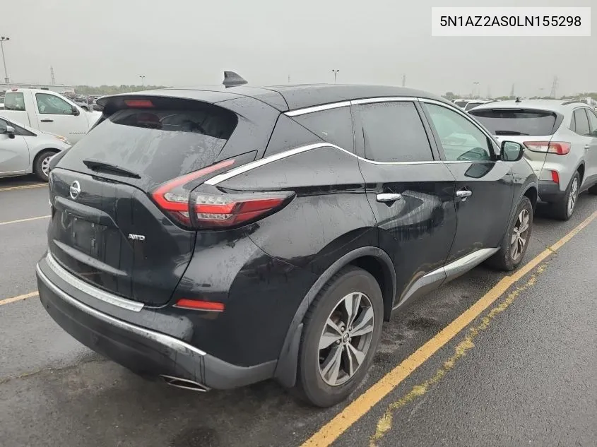 5N1AZ2AS0LN155298 2020 Nissan Murano S