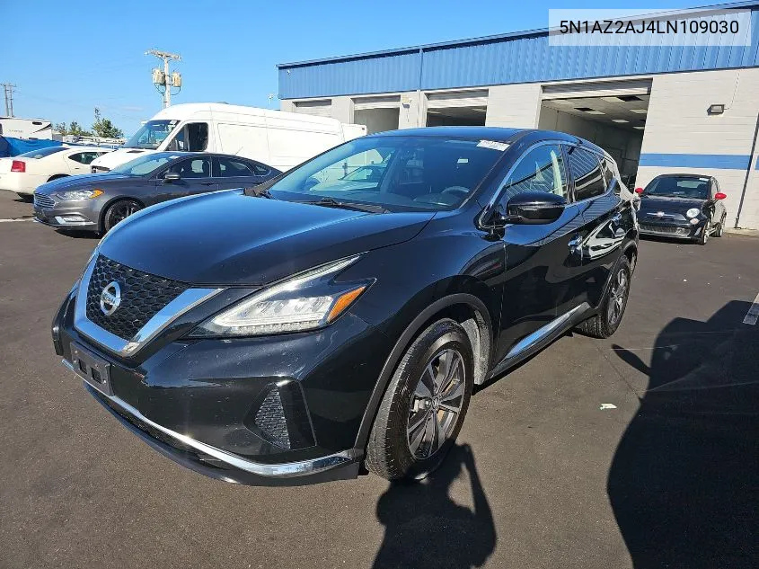 2020 Nissan Murano S VIN: 5N1AZ2AJ4LN109030 Lot: 40668291