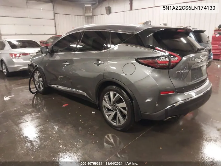 2020 Nissan Murano Sl Intelligent Awd VIN: 5N1AZ2CS6LN174130 Lot: 40759381