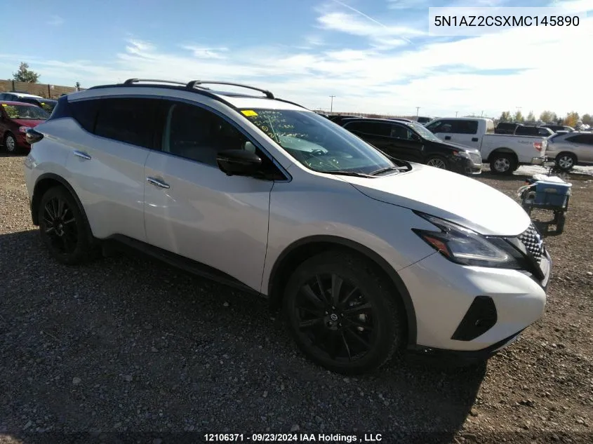 5N1AZ2CSXMC145890 2021 Nissan Murano