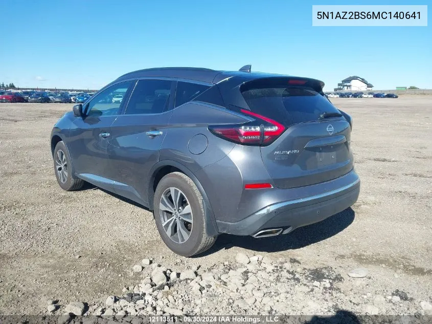 5N1AZ2BS6MC140641 2021 Nissan Murano