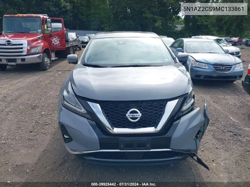 5N1AZ2CS9MC133861 2021 Nissan Murano Sl Intelligent Awd