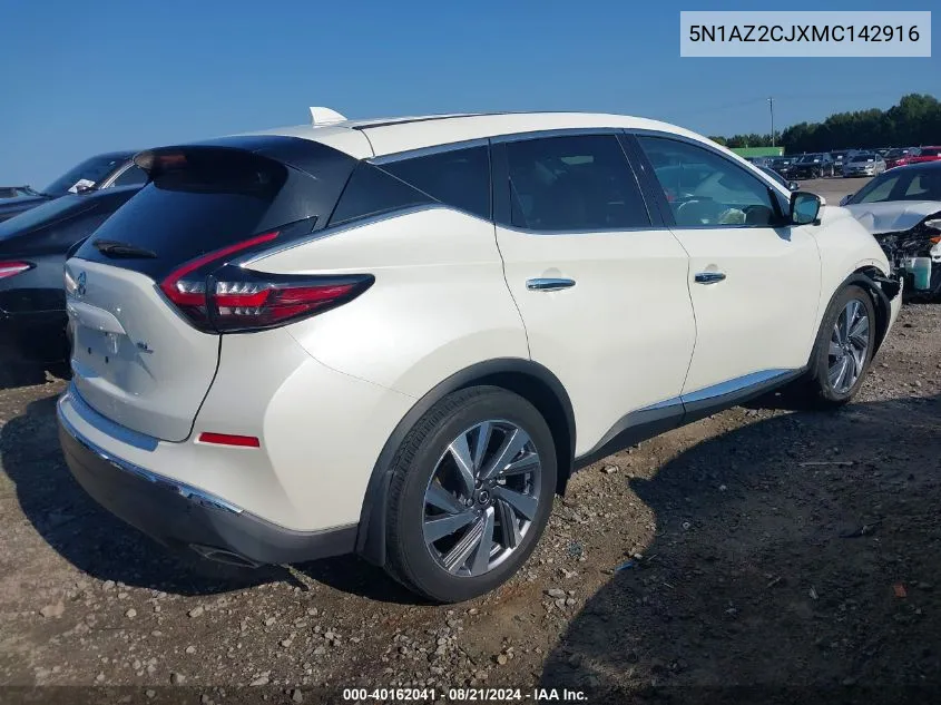 5N1AZ2CJXMC142916 2021 Nissan Murano Sl