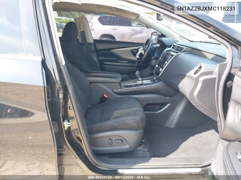 5N1AZ2BJXMC118231 2021 Nissan Murano Sv